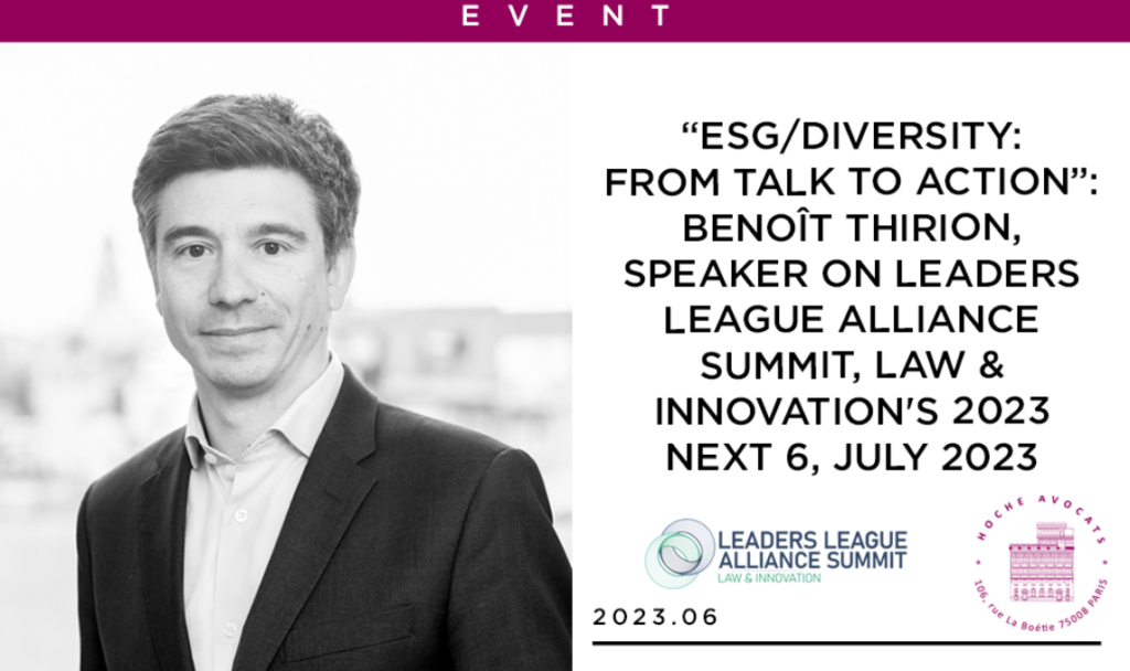 Benoît Thirion, speaker at the Leaders League Alliance Summit Law ...